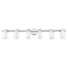 Livex Lighting Manhattan 6 - Light Vanity in  Brushed Nickel - 4 of 4