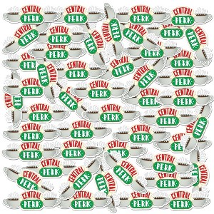 Friends Central Perk Logo 50ct Vinyl Large Deluxe Stickers Variety Pack - 1 of 4