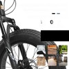 VisioGear Bicycles, 20 Inch Mountain Bike for Men and Women, 7 Speed Mountain Bike, Black, 59.8"*24.4"*35" - 4 of 4