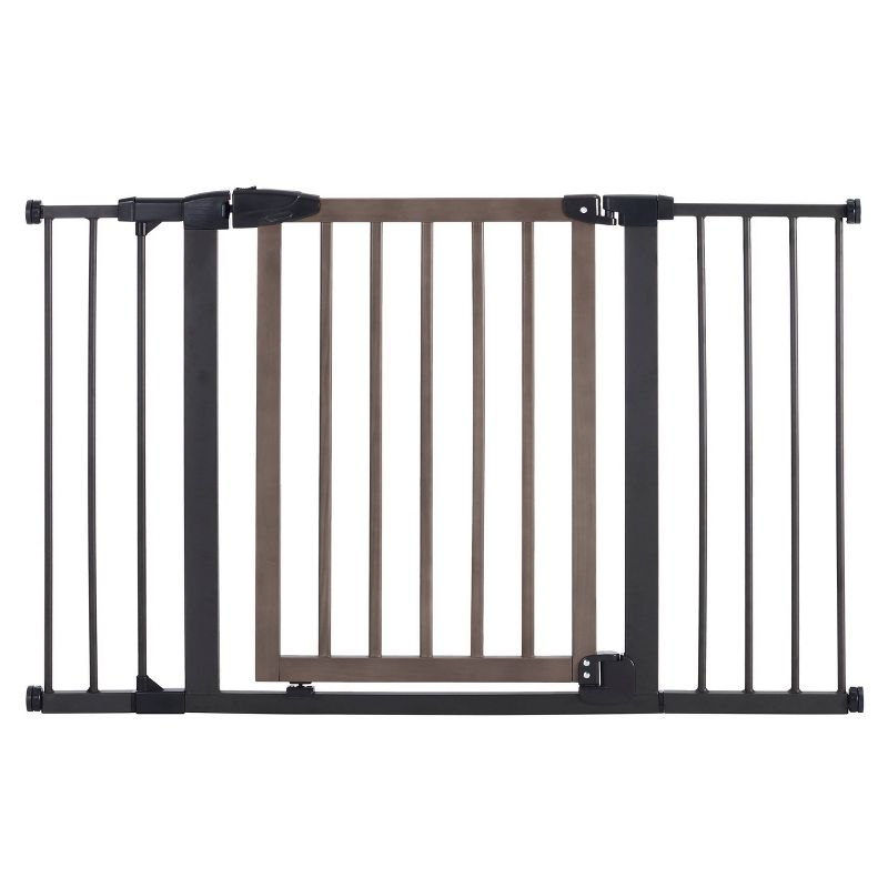Toddleroo by North States Driftwood Extra Wide Gate, 1 of 9