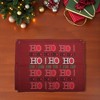 Unique Bargains Christmas Place Mats Linen Red Gold Tone 13"x17.7" 2 Pcs - 2 of 4