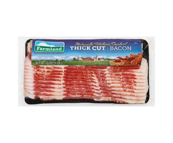 Farmland Naturally Hickory Smoked Thick Cut Bacon - 16oz