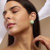 Women's The Twig Stud Earrings - Mint Green - 3 of 4