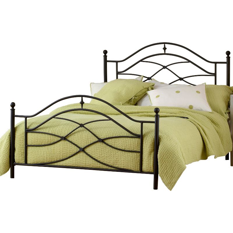 King Cole Bed with Rails Black - Hillsdale Furniture, 1 of 9
