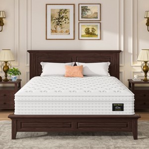 PAGED Hybrid Mattress 14 Inch Mattress with Memory Foam & Pocket Springs for Restful Sleep, Fiberglass Free - 1 of 4
