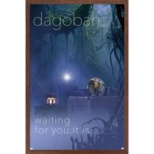 Trends International Star Wars: Dagobah - Visit Dagobah by Russell Walks 23 Framed Wall Poster Prints - 1 of 4