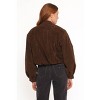 Goldie Faux Suede Bomber Jacket - 3 of 4