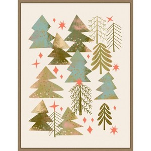 Amanti Art Winter Forest by Nikita Jariwala Canvas Art Framed - 1 of 4