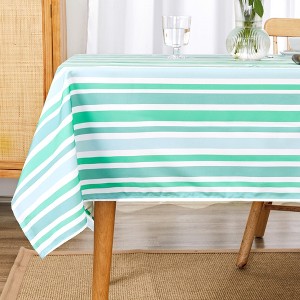 Deconovo Waterproof Striped Tablecloth Spill Stain Resistant - 1 of 4