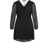 Women's Plus Size Kiki Dress - black | CITY CHIC - 3 of 4
