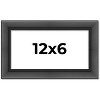 PosterPalooza | Panoramic Refined Black Picture Frame - UV Acrylic, Foam Board Backing, Hanging Hardware - 2 of 4
