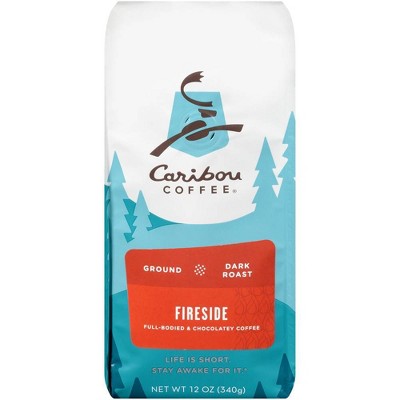Caribou Coffee Fireside Dark Roast Ground Coffee - 12oz