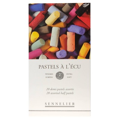 Soft Pastel Set Multicolor - Sennelier 20ct: Blendable Art Supplies, Stationery & Office, Ages 12+
