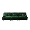 Aukfa Oversized  Sofa ,Chenille Comfy Cloud Couch with 2 Lumbar Pillows 2 Throw Pillows for Living Room,Green - 2 of 4