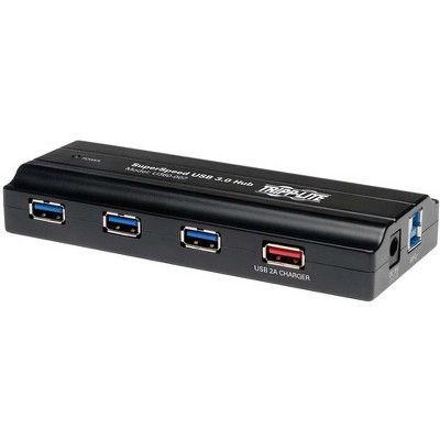 Tripp Lite 7-Port USB 3.0 Hub SuperSpeed with Dedicated 2A USB Charging iPad Tablet - USB - External - 8 USB Port(s) - 7 USB 3.0 Port(s)