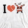 Men's I Heart Santa Pull-Over Hoodie - 2 of 4