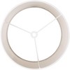 Springcrest Set of 2 Drum Lamp Shades White Small 8" Top x 8" Bottom x 11" High Spider with Replacement Harp and Finial Fitting - 4 of 4