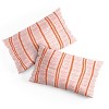 Deny Designs Holli Zollinger Millie Stripe Duvet Cover Bedding Set Red - 4 of 4