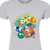 Women's - Disney - Donald Duck Sticker Look Fitted Graphic T-Shirt - 2 of 3