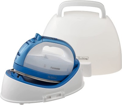Panasonic Cordless Iron, Portable 360-Degree Freestyle Dry/Steam Iron with Precision Tips and Stainless Steel Soleplate