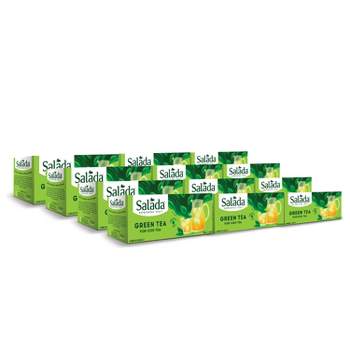 Salada Family Size Pure Green Tea for Iced Tea 24 Tea Bags Pack of 12 Refreshing Brewed Hot Served Cold Iced Tea