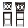 Set of 2 Carson Barstool - Baxton Studio - image 2 of 4