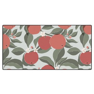 Cuss Yeah Designs Abstract Red Apples Desk Mat - Deny Designs - 1 of 4