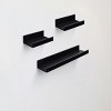 Syemin Decorative Wall Shelf Floating Shelves Wall Mounted Wood Shelves Hanging Shelf Storage Decor Floating Shelves Wall, White, 2.36"*5.91"*1.97" - 4 of 4