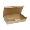 Pactiv Evergreen EarthChoice Tamper Evident OneBox Paper Box, 9 x 4.85 x 2, Kraft, 100/Carton - 2 of 4
