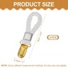 Unique Bargains Cotton Loop Metal Clothing Towel Storage Clips 3.5" - 2 of 4