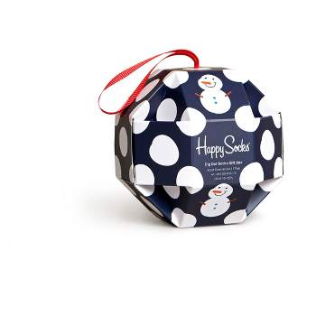 Happy Socks Adult 1 pk Big Dot Snowman Gift Box