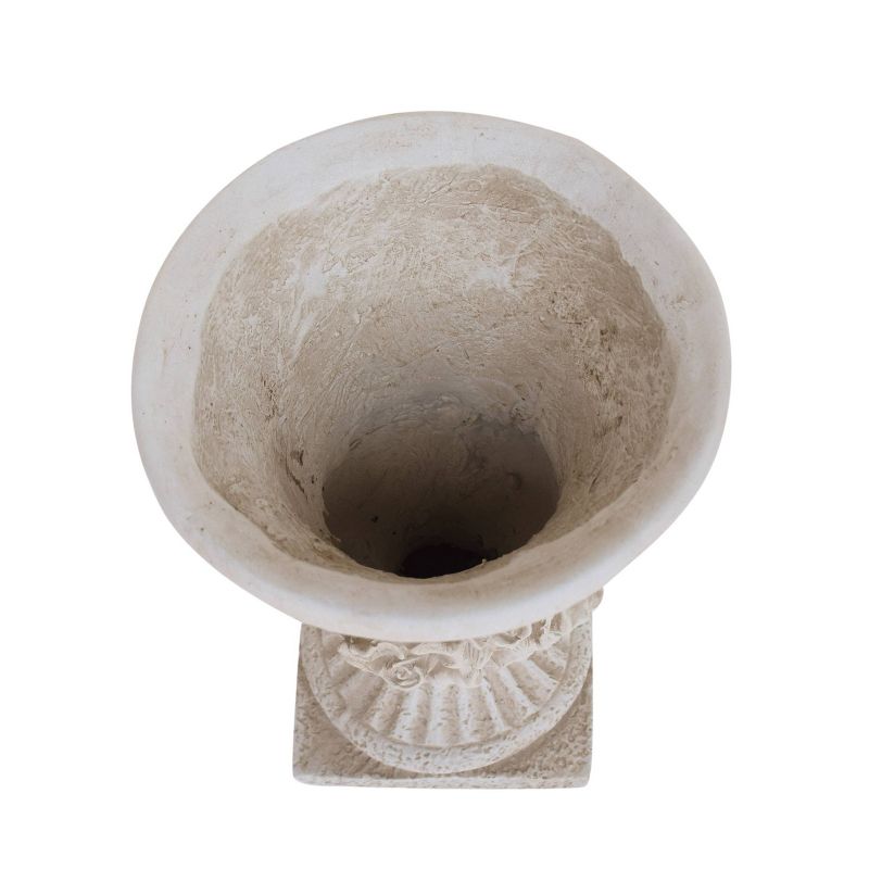 20&#34; Wide Planter Calliope Lightweight Concrete Patio Urn White - Christopher Knight Home, 6 of 7