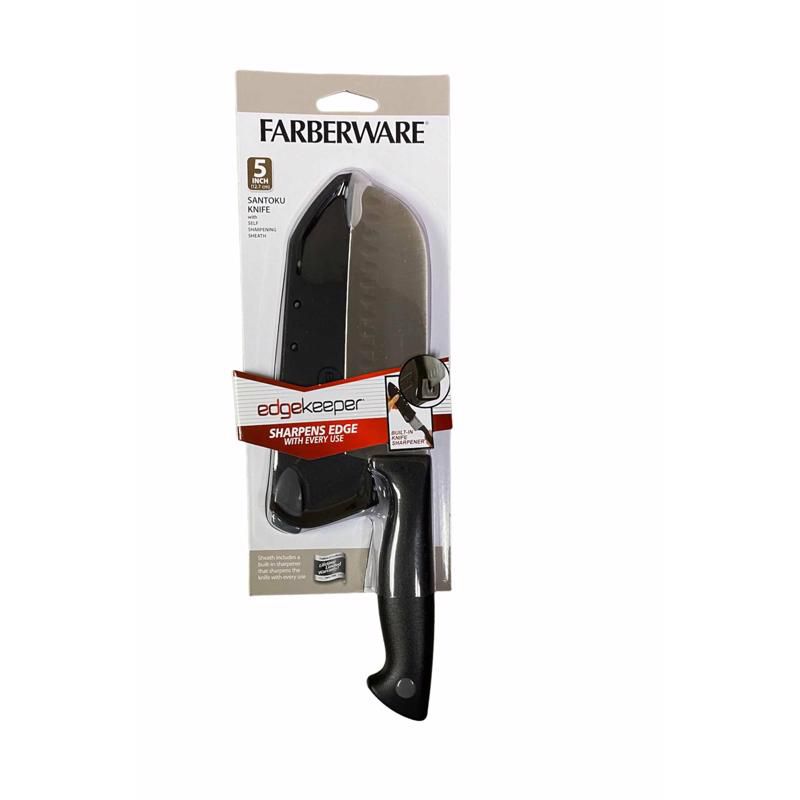Lifetime Brands Farberware 5 in. L Stainless Steel Santoku Knife 2 pc, 1 of 2