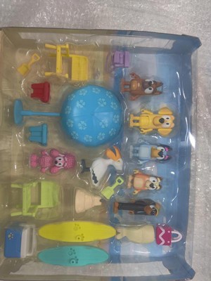 Bluey - School Pack x4 Figuras - Pequeñas Travesuras