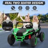 24V Kids Off-Road UTV, 2-Seater Electric Ride On with Remote Control, Bluetooth Audio, Dual Motors, Outdoor Vehicle for Ages 3-8 - 3 of 4