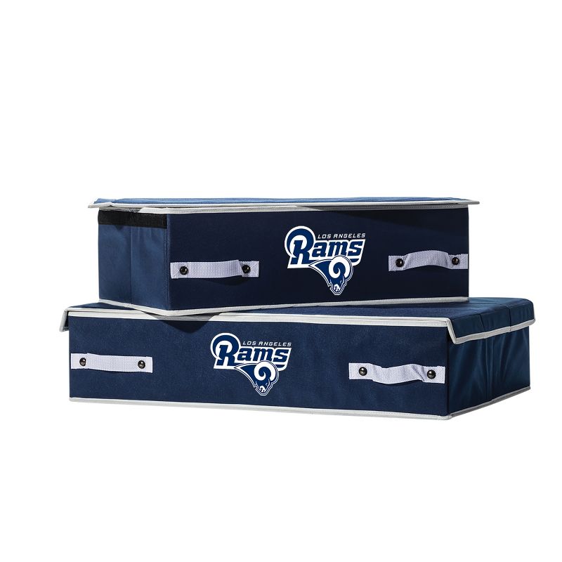 NFL Franklin Sports Los Angeles Rams Under The Bed Storage Bins - Large, 2 of 5