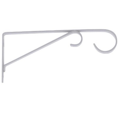 Panacea White Steel 9 in. H Straight w/Loop Plant Hook 1 pk