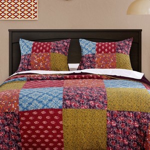 Greenland Home Fashions 1807BS Normandy Multi Standard Sham, 20x26 Inches - 1 of 1