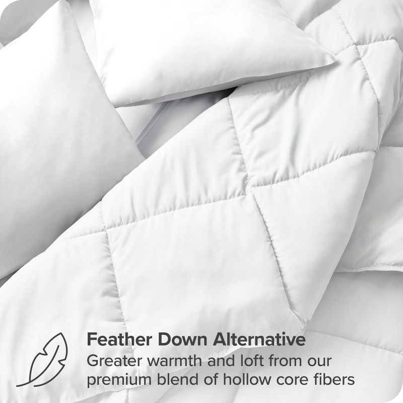 Goose Down Alternative Comforter Duvet Insert by Bare Home, 5 of 8