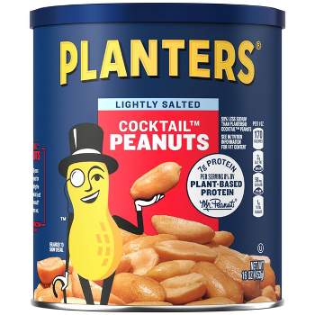 Planters Lightly Salted Made With Sea Salt Cocktail Peanuts - 16oz