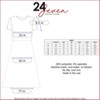 24seven Comfort Apparel Maternity Midi Dress with Short Sleeve and Pocket Detail - 4 of 4