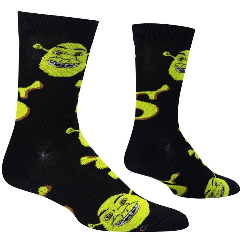 Crazy Socks, Shrek Heads, Funny Novelty Socks, Large, 3 of 6