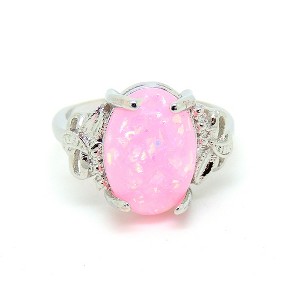 Sharla Statement Ring Green Fire Opal Women Ginger Lyne Collection - 1 of 4