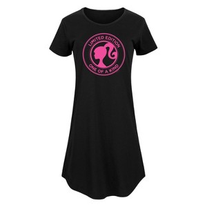 Women's - Barbie - Limited Edition One Of A Kind Graphic T-shirt Dress - 1 of 4