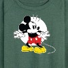Women's - Disney - Mickey Surprised Lightweight French Terry Wide Neck Long Sleeve Shirt - 2 of 4