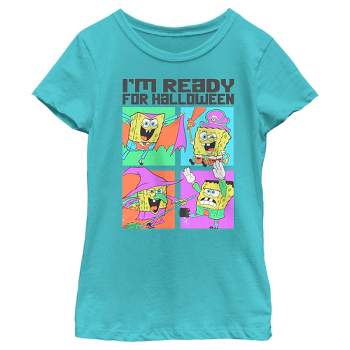 Girl's SpongeBob SquarePants I'm Ready for Halloween T-Shirt