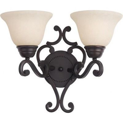 Maxim Lighting Manor 2 - Light Wall Light in  Oil Rubbed Bronze