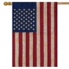 Briarwood Lane Everyday 4th of July House Flag 40x28 For Outdoor Tea Stained Embroidered American Flag House Flag Flag For 4th of July House Flag - image 2 of 4