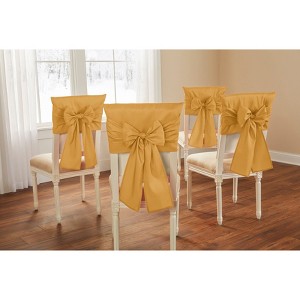 BrylaneHome Set Of 4 Chair Bows - 1 of 1