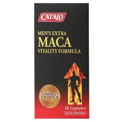 CATALO - Men's Extra Maca Vitality Formula, Dual Protection with Maca Extract and Tongkat Ali, Support Men's Functions and Charisma, Vitality and